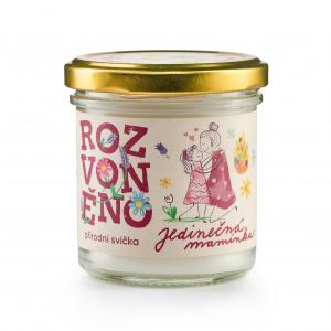 Rozvoněno Duftkerze - Unique Mom (130 ml) - mit Geranie, Orange und Patchouli