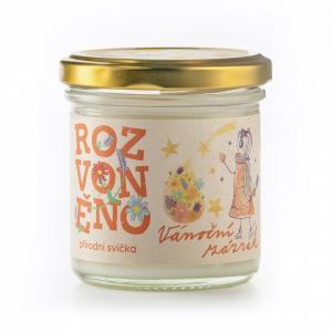 Rozvoněno Duftkerze - Weihnachtswunder (130 ml) - mit Lebkuchengewürz