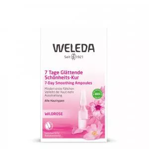 Weleda Gesichtsöl Rose in Ampullen - 7 Tage Glättungsbehandlung 7pcs 6ml