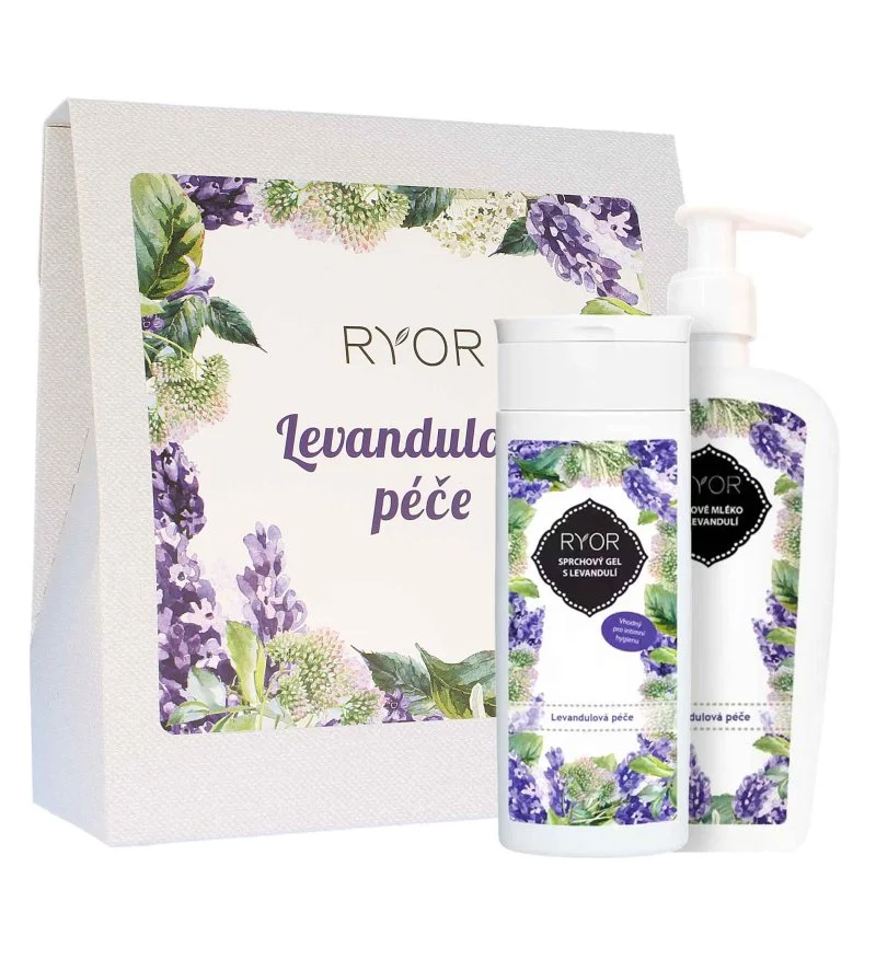 Lavender Geschenkset Duschgel 200 ml + Körpermilch