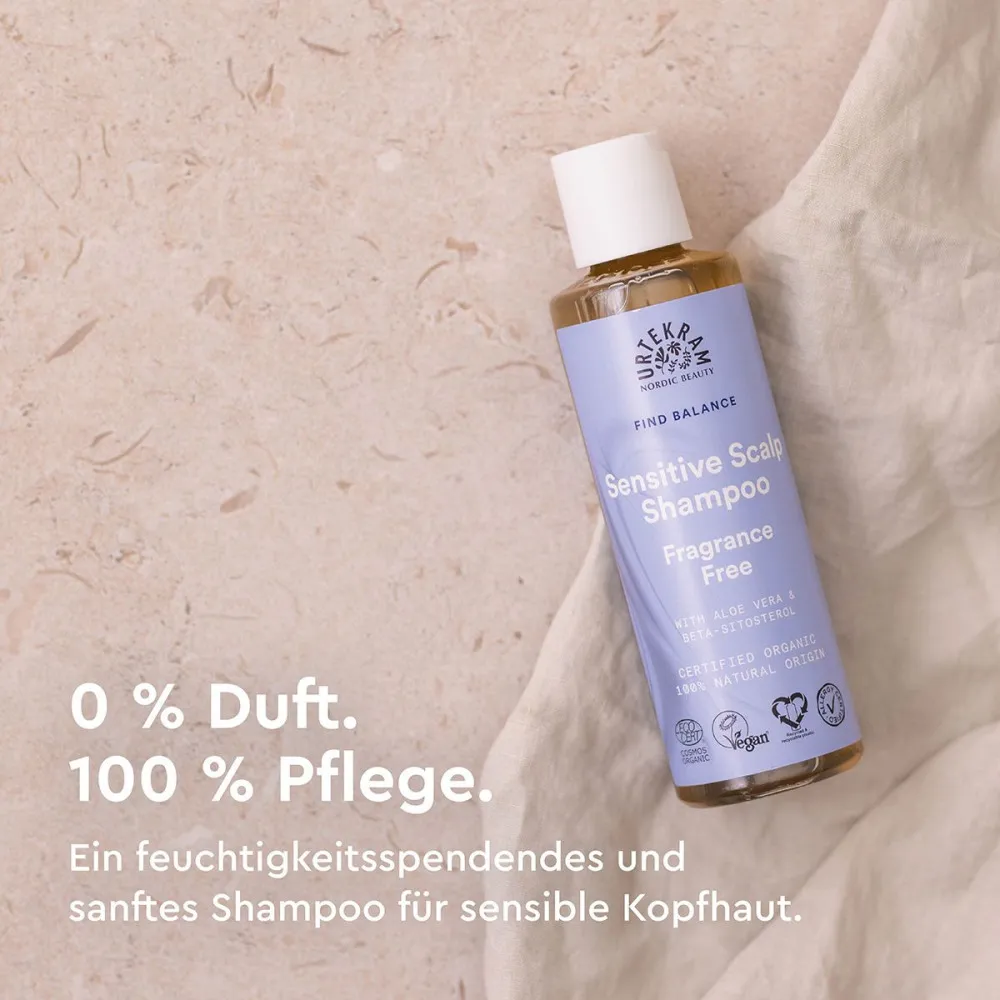 Urtekram Shampoo ohne Parfüm 250ml BIO, VEG