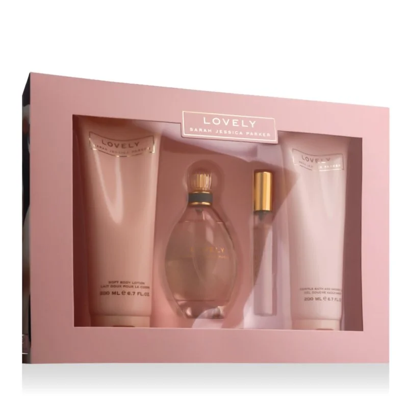Lovely 100 ml + EDP 15 ml + SG 200 ml + BL Eau de Parfum für Damen