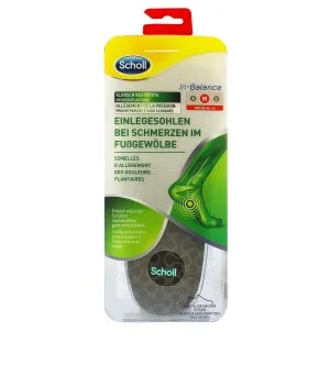 Scholl In-Balance Arch Pain Relief Insole Medium Einlegesohlen 1 St.