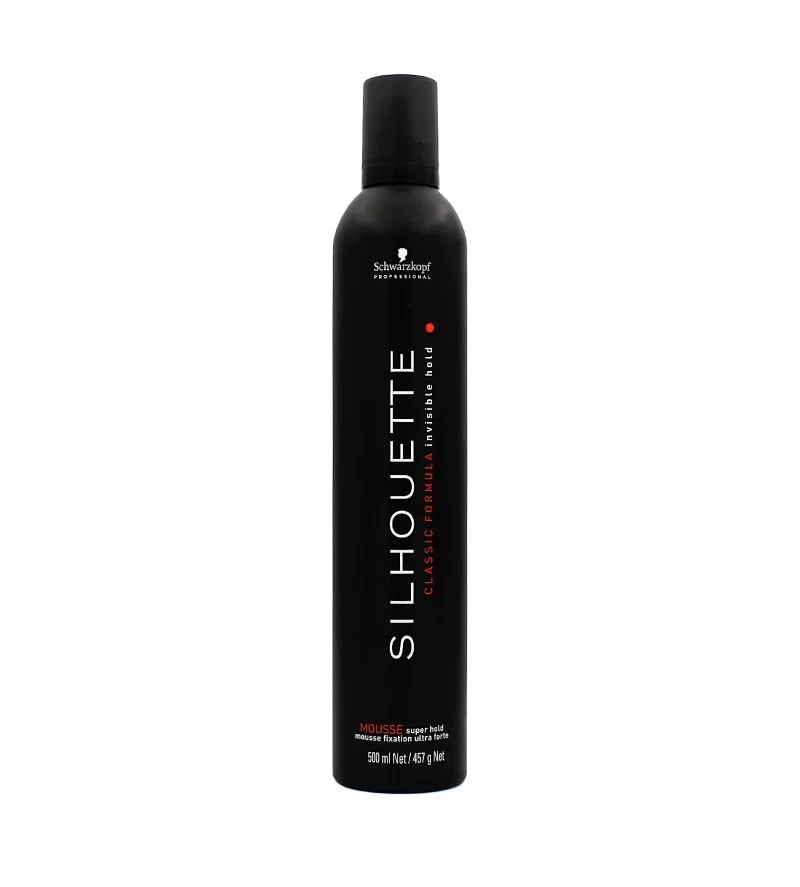 Silhouette Super Hold Foam Haarschaum für Volumen und Vitalität mit starkem Halt 500 ml