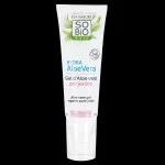 SO’BiO étic Aloe Vera Gel - hypoallergen, BIO (125 ml) - intensive Feuchtigkeit und Beruhigung der Haut