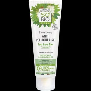 SO’BiO étic Anti-Schuppen-Shampoo mit Teebaumöl und Bisabolol BIO (250 ml) - mit Aloe-Vera-Saft