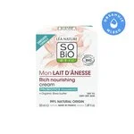 SO’BiO étic Reichhaltig nährende Creme mit BIO-Eselsmilch (50 ml) – für sehr trockene Haut