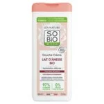 SO’BiO étic Sanft feuchtigkeitsspendende Duschcreme mit Bio-Eselsmilch (650 ml) – für alle Hauttypen
