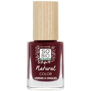 SO’BiO étic Nagellack - 15 Verführerisches Rot (11 ml) - mit strahlender und intensiver Farbe