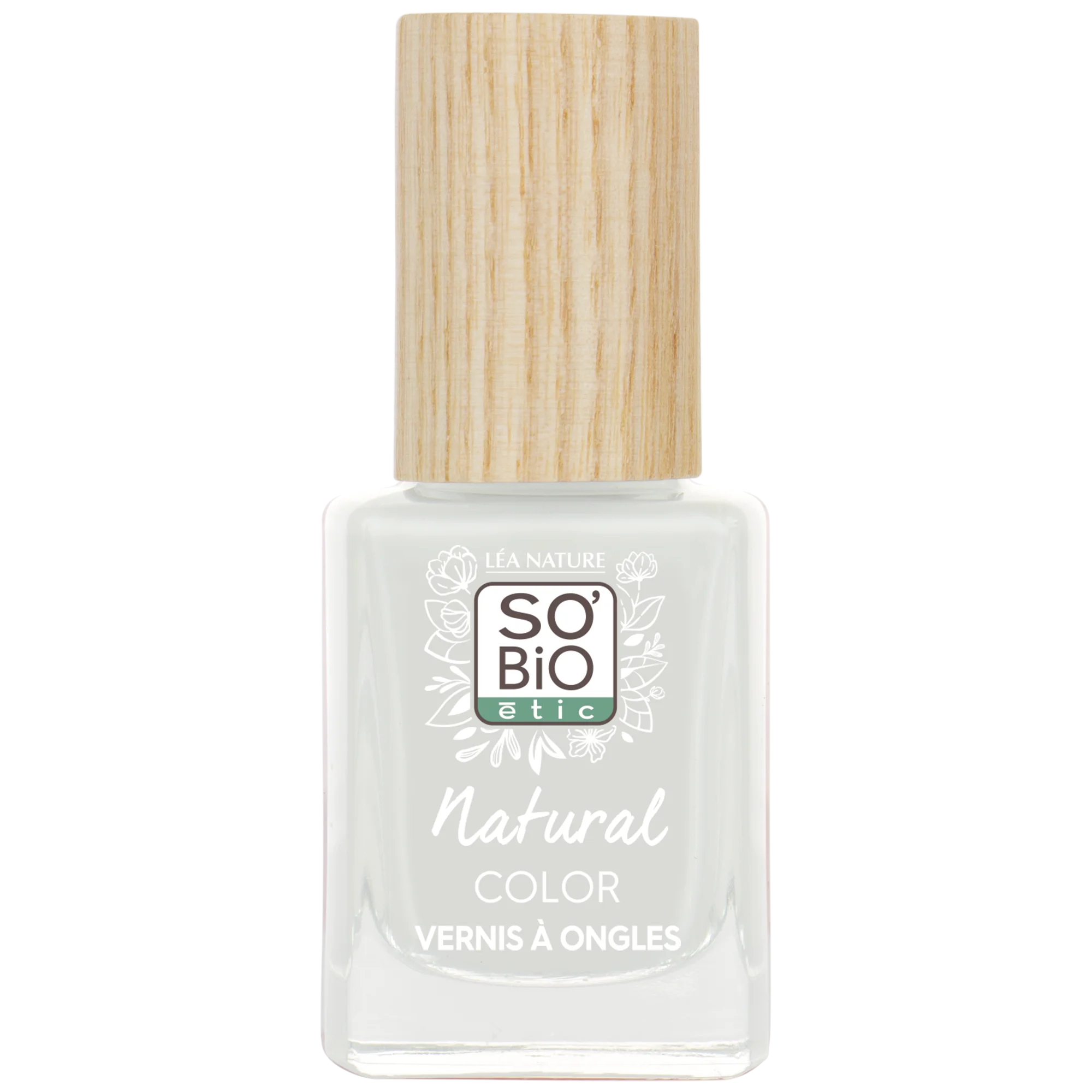 SO’BiO étic Nagellack - 80 Französisches Weiß (11 ml) - mit strahlender und intensiver Farbe