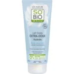 SO’BiO étic Extra feuchtigkeitsspendende Körpermilch mit Bio-Aloe Vera und Hyaluron (200 ml) – mit Hyaluronsäure