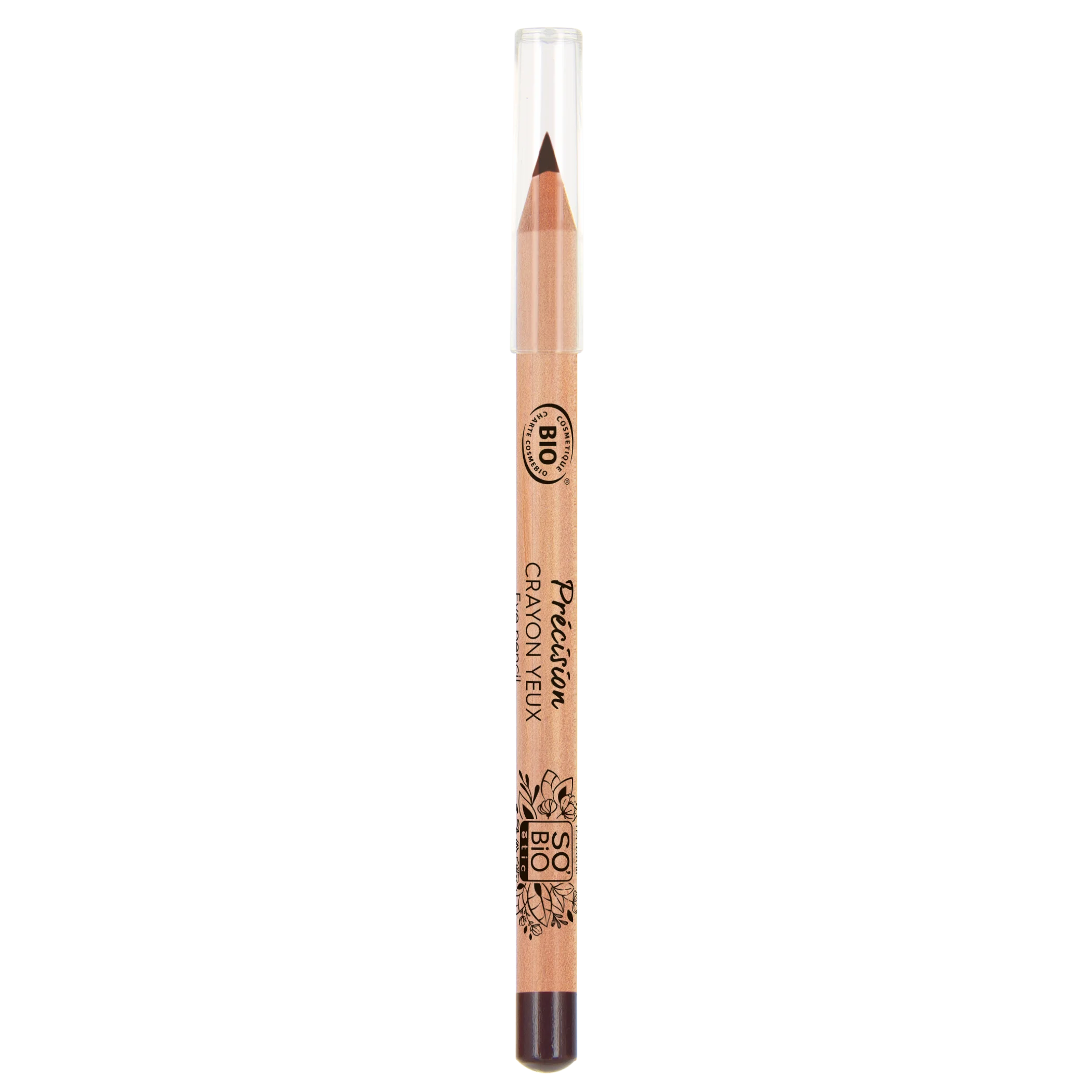 SO’BiO étic Natürlicher Kajalstift PRÉCISION BIO (3 g) 01 Schwarz BIO - betont Ihre Augen