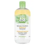 SO’BiO étic Zweiphasiges Mizellenwasser – Pur BAMBOO BIO (500 ml) – mit Bio-Bambus und Moringa