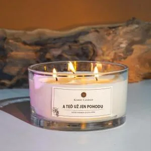 Kimmy Candles Sojakerze Und jetzt einfach entspannen (3 Dochte)