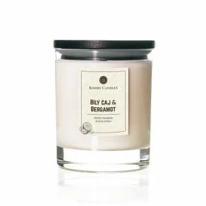 Kimmy Candles Sojakerze Weißer Tee & Bergamotte