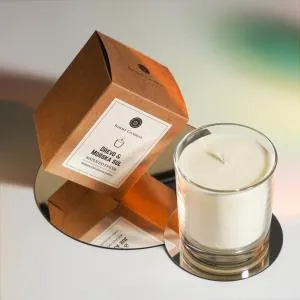 Kimmy Candles Sojakerze Holz & Meersalz
