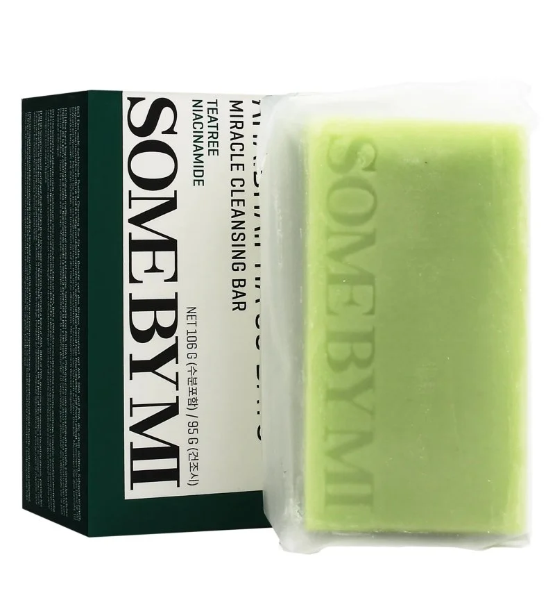 AHA BHA PHA 30 Days Miracle Cleansing Bar feste Seife für zu Akne neigende Haut mit AHA-, BHA- und PHA-Säuren 106 g