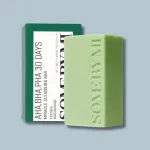 AHA BHA PHA 30 Days Miracle Cleansing Bar feste Seife für zu Akne neigende Haut mit AHA-, BHA- und PHA-Säuren 106 g