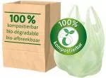Swirl Biokompostierbare Beutel mit Griffen (6 Stück) - 35 l