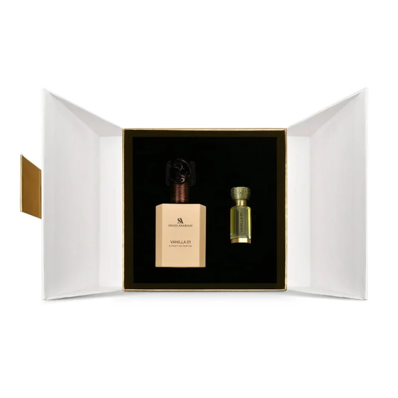 Vanilla 01 50 ml + Parfümöl (Parfümextrakt) für Damen 12 ml