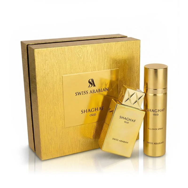 Shaghaf Oud 75 ml + Körperspray Eau de Parfum Unisex