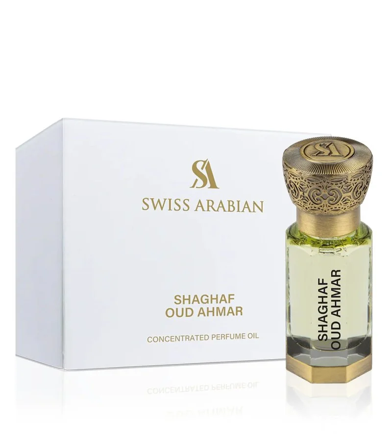 Shaghaf Oud Ahmar konzentriertes Parfümöl Unisex 12 ml