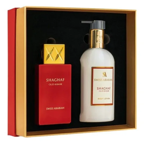 Shaghaf Oud Ahmar U 75 ml + Bodylotion Eau de Parfum 300 ml