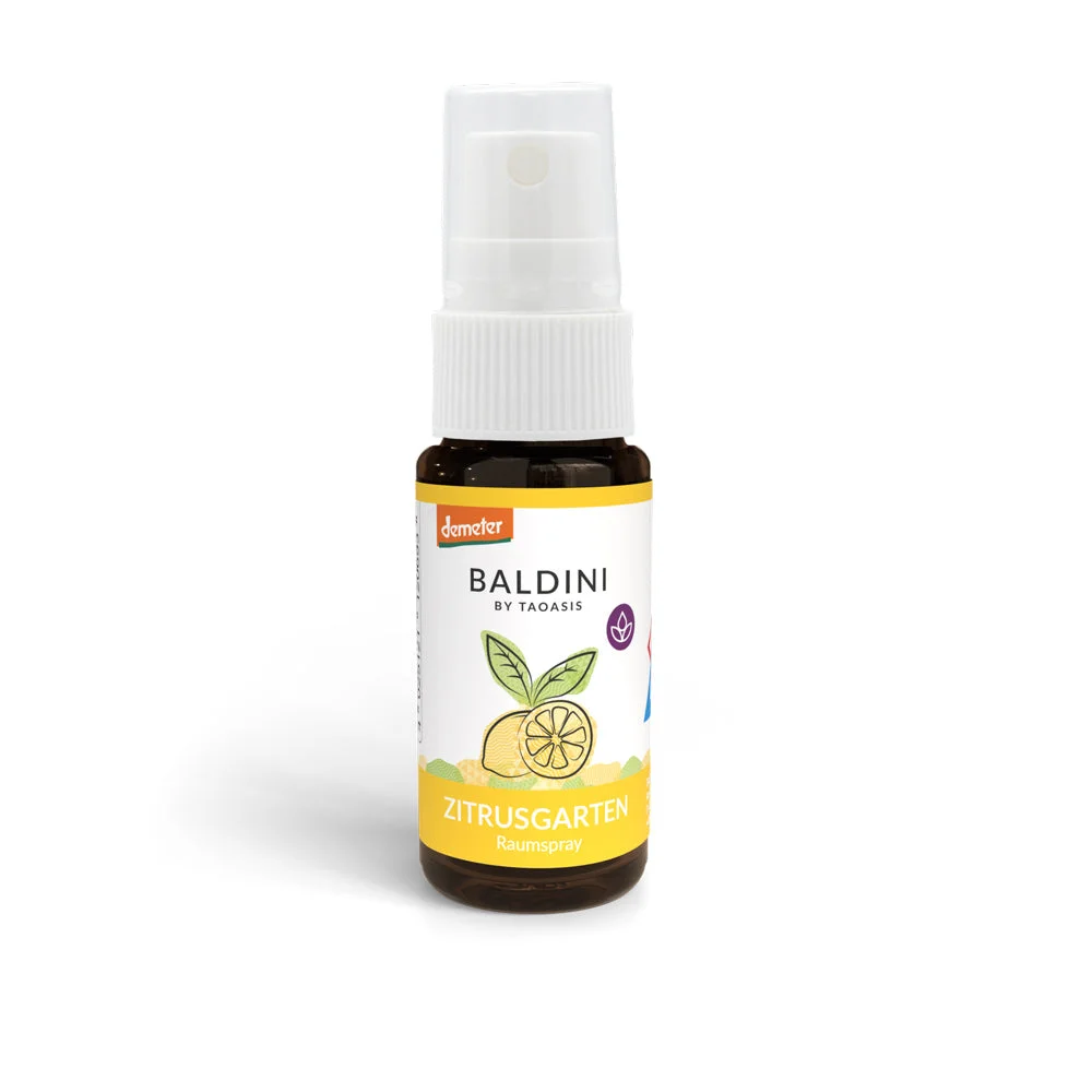 Taoasis Baldini Raumduft Citrus Garden BIO 50 ml – erfrischt und belebt