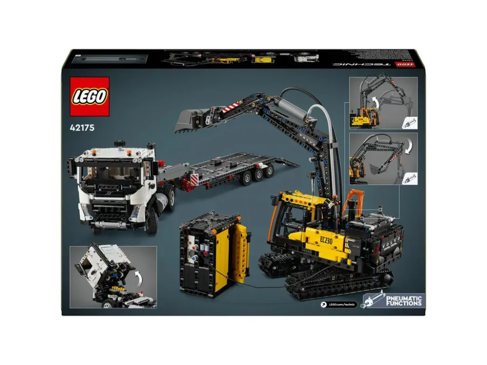 Technic 42175 Volvo FMX LKW und elektrischer Bagger Volvo EC230