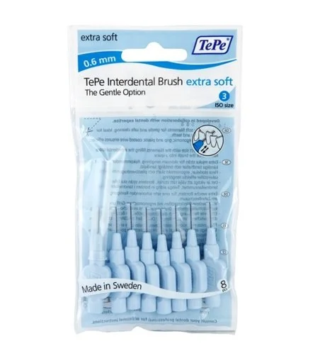 Extra Soft Interdentalbürsten 0,6 mm 8 Stk.