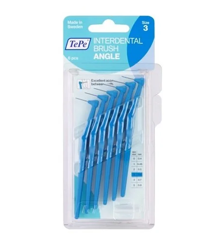Angle Interdentalbürsten 0,6 mm 6 Stück