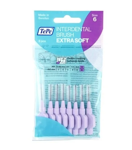 Extraweiche Interdentalbürsten 1,1 mm 8 Stück