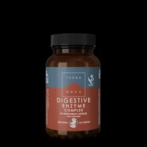 Terranova Health Digestive Enzyme Complex (50 Kapseln) - angereichert mit Fenchel, Ingwer und Artischocke