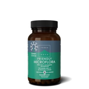 Green Child Friendly Microflora (50 Kapseln) - geeignet für Kinder von 4 bis 12 Jahren