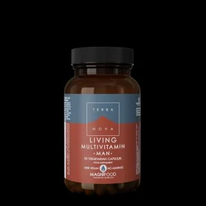 Terranova Health Living Multivitamin Man (50 Kapseln) - für die spezifischen Bedürfnisse von Männern
