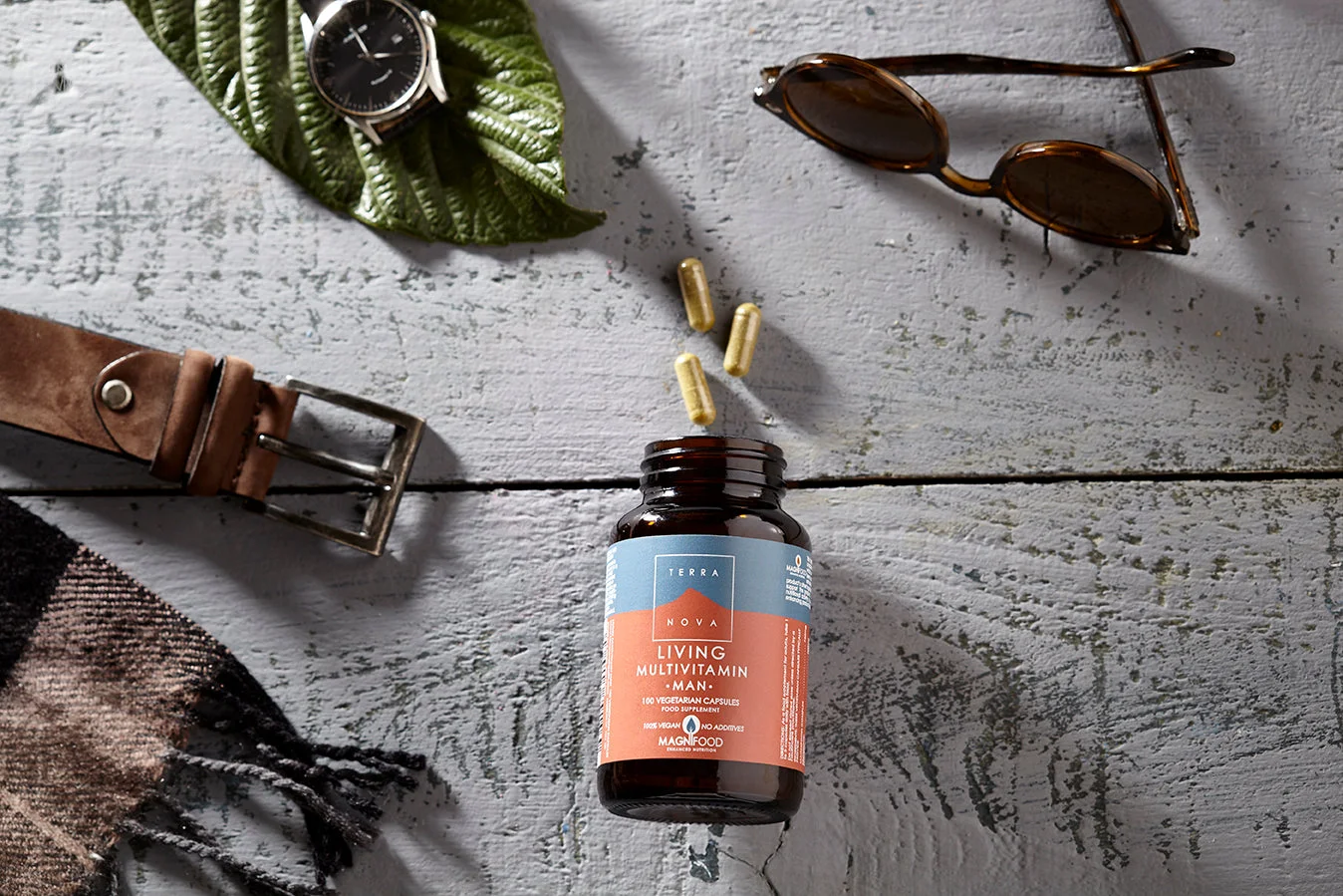 Terranova Health Living Multivitamin Man (50 Kapseln) - für die spezifischen Bedürfnisse von Männern