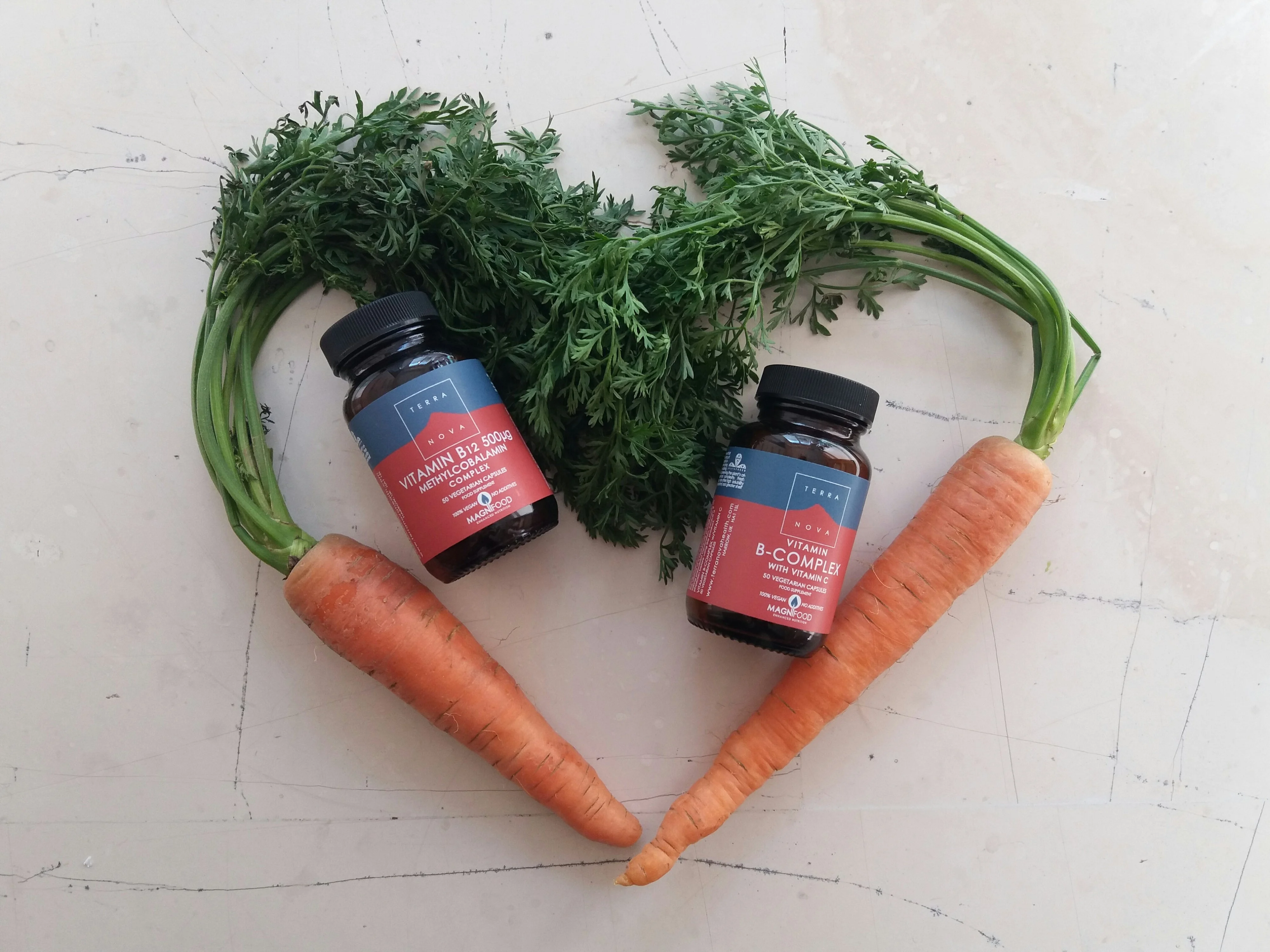 Terranova Health Vitamin B12 (Methylcobalamin) 500 µg Komplex (50 Kapseln) - gut resorbierbar