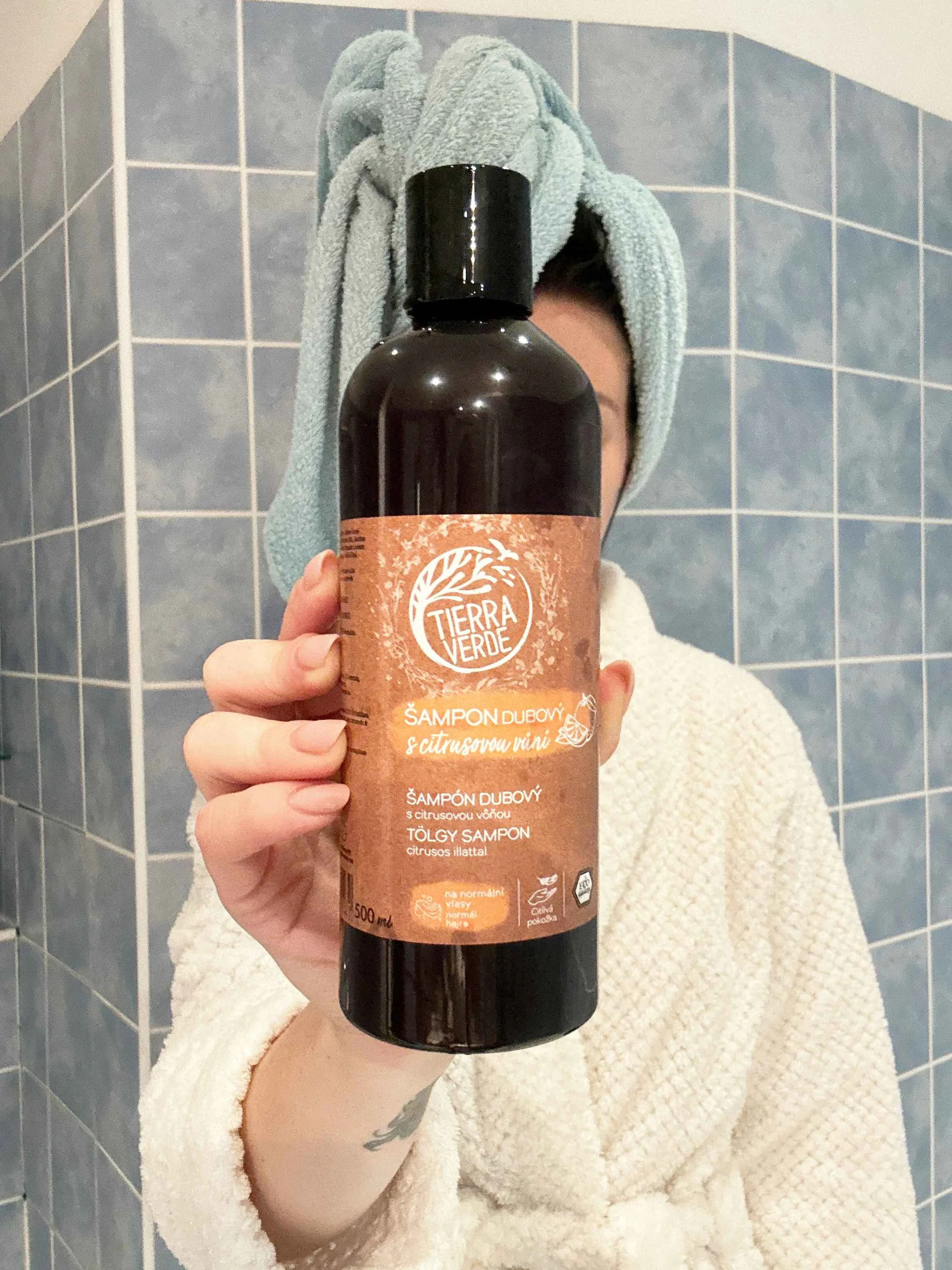 Tierra Verde Eichen-Shampoo mit Zitrusduft 300 ml – für die ganze Familie