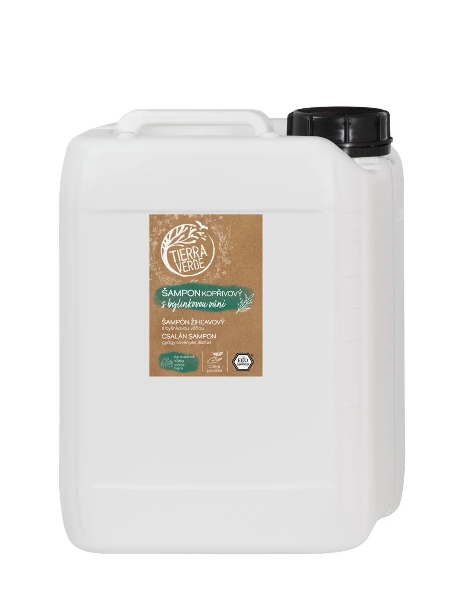 Tierra Verde Brennnessel-Shampoo mit Kräuterduft 100 ml – für fettiges Haar