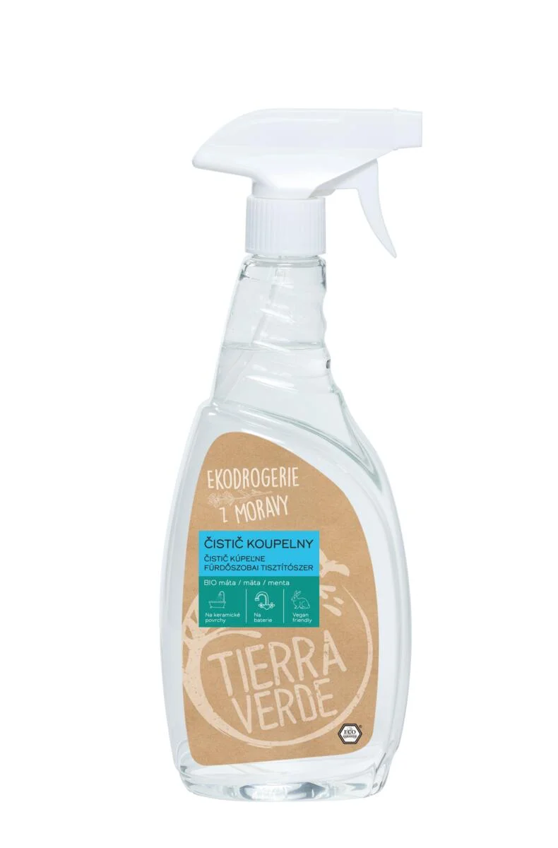 Tierra Verde Badreiniger mit BIO-Minze 110 ml – mit biologisch abbaubaren Tensiden