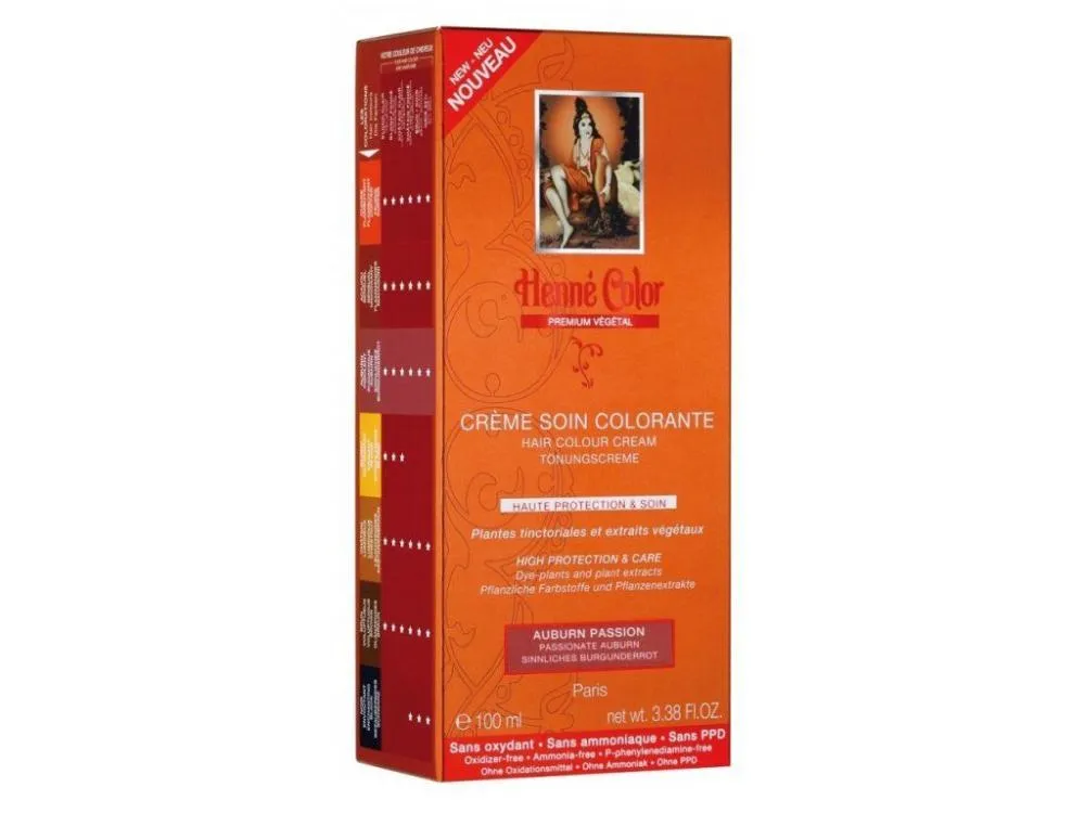Henné Color Tönungshaarspülung mit hohem Schutz und Pflege Premium 100ml Bordeaux