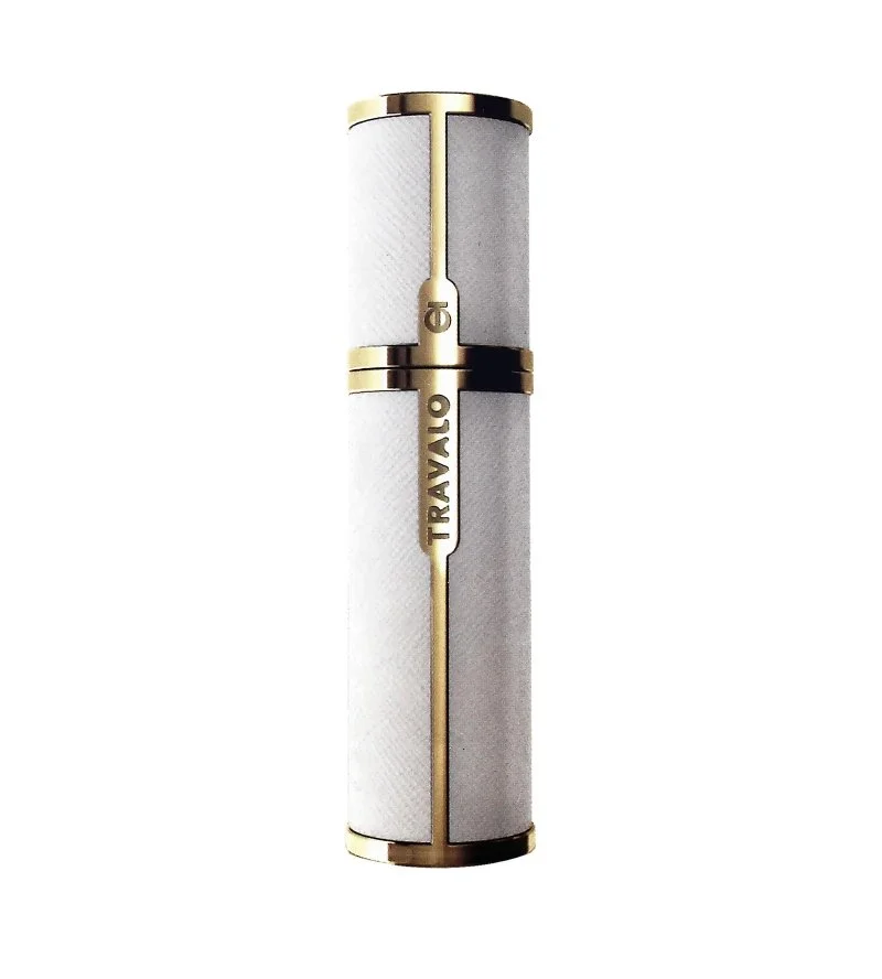 Milano nachfüllbarer Parfümzerstäuber 5 ml Weiß & Gold