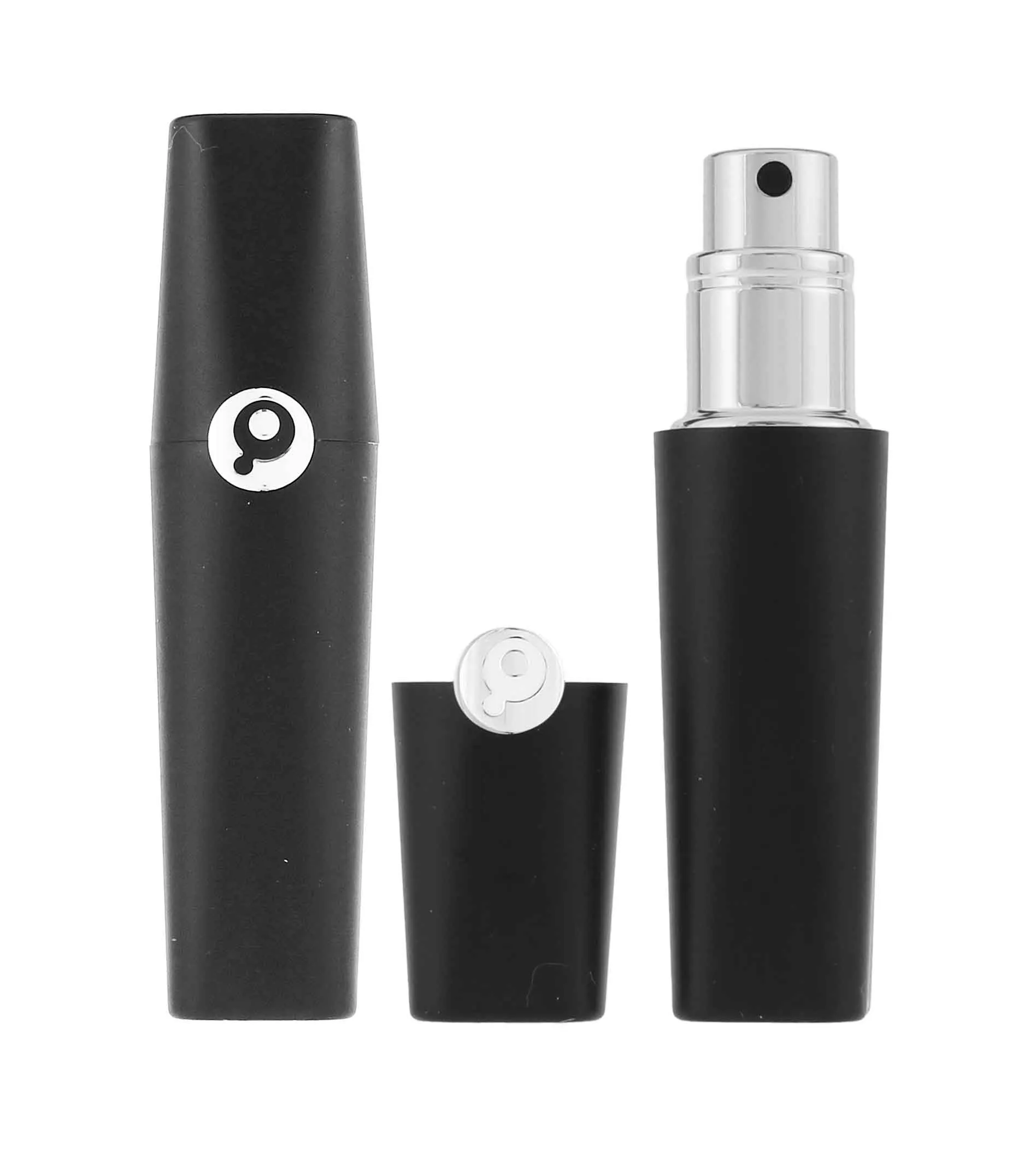 Perfume Pod Atom nachfüllbarer Parfümzerstäuber 5 ml Black 5 ml Schwarz