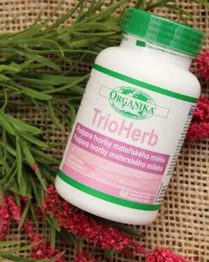 Organika TrioHerb - Unterstützung der Milchproduktion, Laktation und Stillen, 60 Kapseln