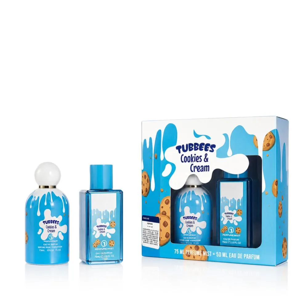 Tubbees Cookies & Cream 50 ml + Körperspray Eau de Parfum Unisex 75 ml