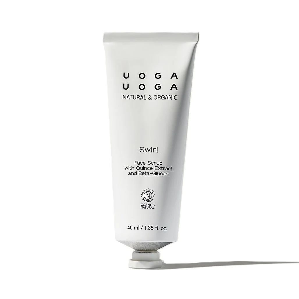 Uoga Uoga Sanftes Gesichtspeeling mit Quittenextrakt Swirl (40 ml) - auch für empfindliche Haut geeignet