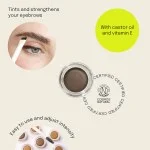 Uoga Uoga Cremige Augenbrauenpomade (2,5 ml) 792 Forest Path - Dark Brown - 3 Nuancen für optisch dichtere Augenbrauen