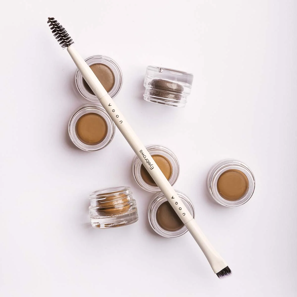Uoga Uoga Cremige Augenbrauenpomade (2,5 ml) 796 Taupe - Mittelbraun - 3 Farbtöne für optisch dichtere Augenbrauen