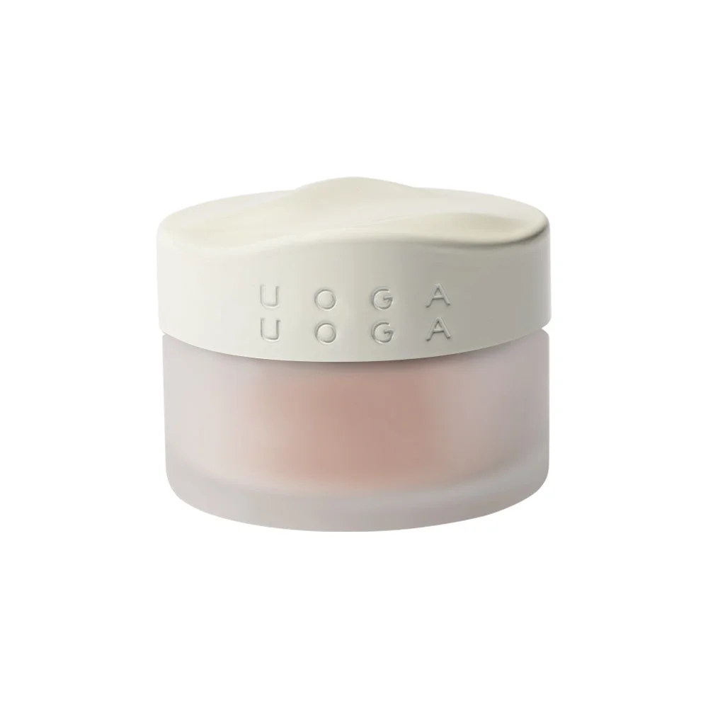 Uoga Uoga Mineralisches loses Puderrouge mit Bernstein (5 g) 6405 Coral Charm - natürliche Betonung der Wangen in 3 Farbtönen