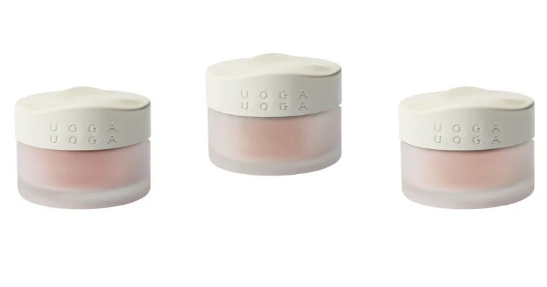 Uoga Uoga Mineralisches loses Puder-Rouge mit Bernstein (5 g) 6435 Peachy - natürliche Betonung der Wangen in 3 Farbtönen